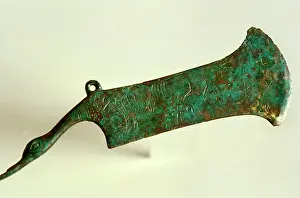 Tunis: Punic Carthaginian axe, c3rd-4th Century AD. Located