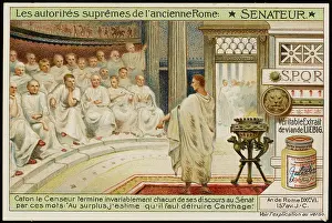 Insists: PUNIC WAR, CATO & SENATE