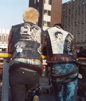 Battered: Two punks in Stockport