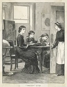 Interrupted: PUPILS & GOV'NESS (1882)
