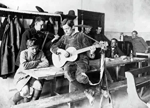 Agers: Pupils playing music, 1917