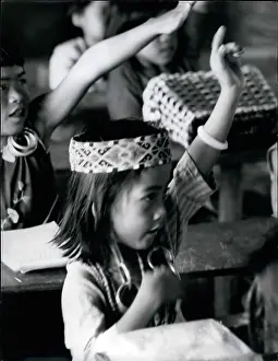 Drooping: Pupils of Sarawak Jungle School