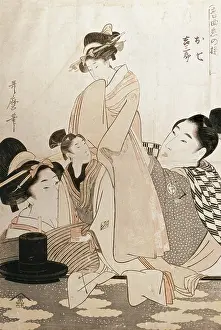 Ladys: Two puppeteers with puppets