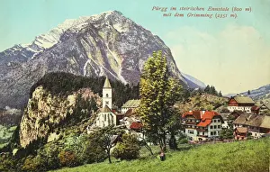 Styrian: Purgg in the Styrian Ennstal (800 m) with the