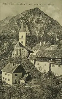 Styrian: Purgg in the Styrian Ennstal (800 m) with the