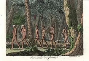 Migliavacca: Puri people moving through the Amazon jungle