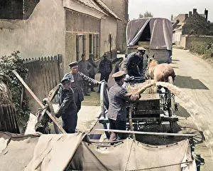 Purify: Purifying river water for British troops, Western Front, WW1