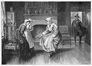 Puritans: PURITAN GIRLS DANCING