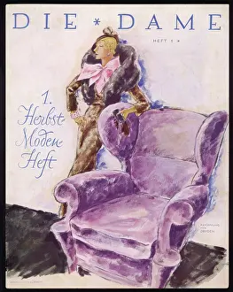 C1930: PURPLE ARMCHAIR C1930