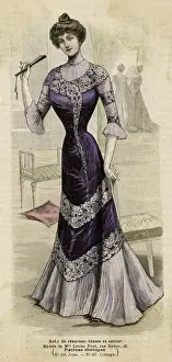 Soiree: Purple Dress 1899