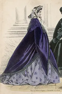 Pelerine: Purple Pardessus 1861