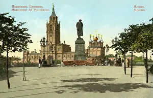 Dostoyevsky: Pushkin Monument, Moscow, Russia