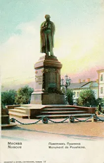 Dostoyevsky: Pushkin Monument, Moscow, Russia