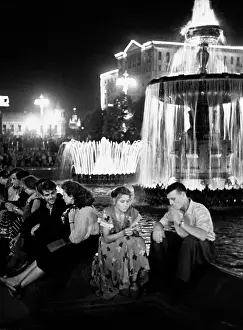 Kovrigin: Pushkin Square. Moscow, 1958