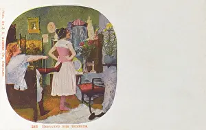 Surplus: Putting on a corset - with assistance