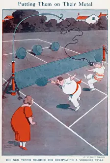 Vigorous: Putting them on their metal by William Heath Robinson