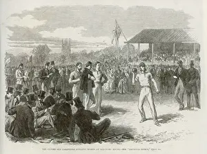 Beaufort: PUTTING THE SHOT, 1867