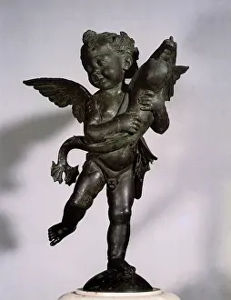 Verrocchio: Putto with Dolphin, by Verrocchio