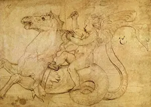 Seahorse: Putto and Seahorse