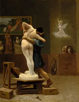 Galatea: PYGMALION AND GALATEA, by Jean-Leon Gerome, 1890