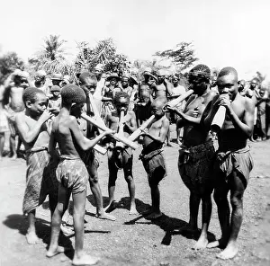 Pygmies: Pygmy musicians of the Chieftainry of Medje making