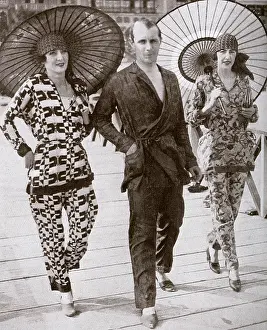 Pyjama suits at the Venice Lido, 1926