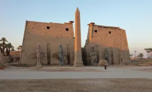 1260: Pylon of Ramesses II, Luxor Temple, Luxor, Egypt
