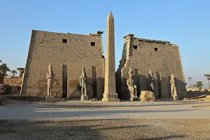 1260: Pylon of Ramesses II, Luxor Temple, Luxor, Egypt