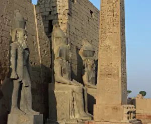 Nefertari: Pylon of Ramesses II, Luxor Temple, Luxor, Egypt