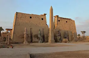 1260: Pylon of Ramesses II, Luxor Temple, Luxor, Egypt