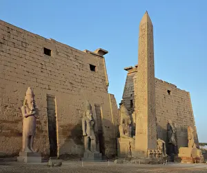1260: Pylon of Ramesses II, Luxor Temple, Luxor, Egypt