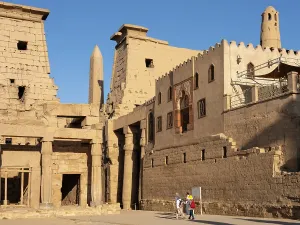 Tripartite: Pylon of Ramesses II, Luxor Temple, Luxor, Egypt