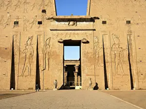 Edfu: Pylon, Temple of Horus, Edfu, Egypt