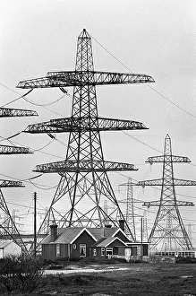 Romney: Pylons, Romney Marsh, Kent