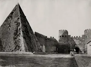 Caius: Pyramid of Caius Cestius, Rome italy