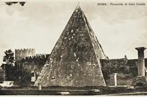 Slabs: Pyramid of Cestius, Rome