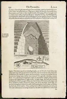 Khufu: Pyramid entrance, Gizeh (Giza)