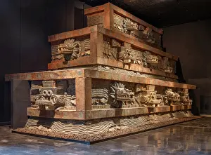Teotihuacan: Pyramid, Museo Nacional de Antropologia, Mexico City, Mexico