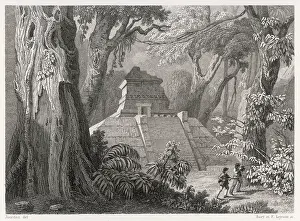 Veracruz: Pyramid and temple, Tuxpan, Mexico