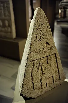 Geometrical: Pyramidal Grave Stele. 5th century BC. From Sinope