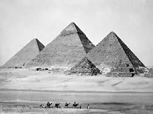 Zangaki: The Pyramids of Gizeh, photograph by C. ?
