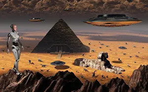 Mystical: Pyramids and Sphinx appear on many planets in the known ?