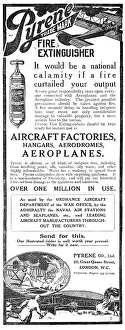 Extinguishers: Pyrene Fire Extinguishers For Hangars & Aeroplanes