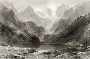 C1835: PYRENEES/LAC GAUBE C1835