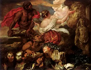 1650s: Pyrrha and Deucalion, by Castiglione