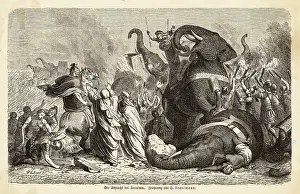 Pyrrhus: Pyrrhus fighting the Romans at Battle of Asculum