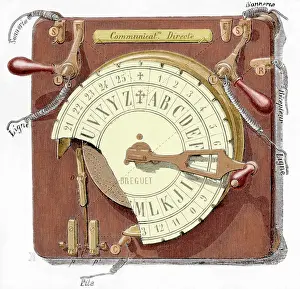 Clement: Quadrant telegraph by Breguet