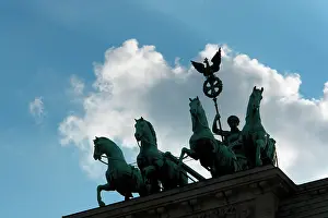 Quadriga: Quadriga, Brandenburg Gate, Berlin, Germany