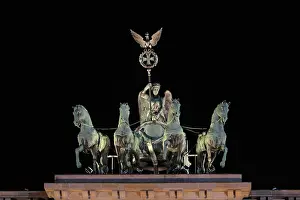 Schadow: Quadriga statue, Brandenburg Gate, Berlin, Germany