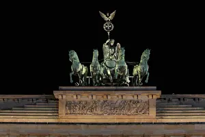 Schadow: Quadriga statue, Brandenburg Gate, Berlin, Germany